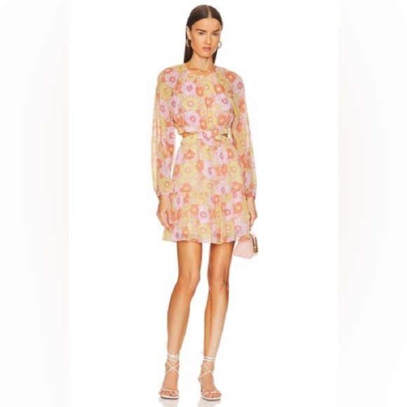 Steve Madden Cadi Mini Dress in Pink Multi size XS - Picture 1 of 8